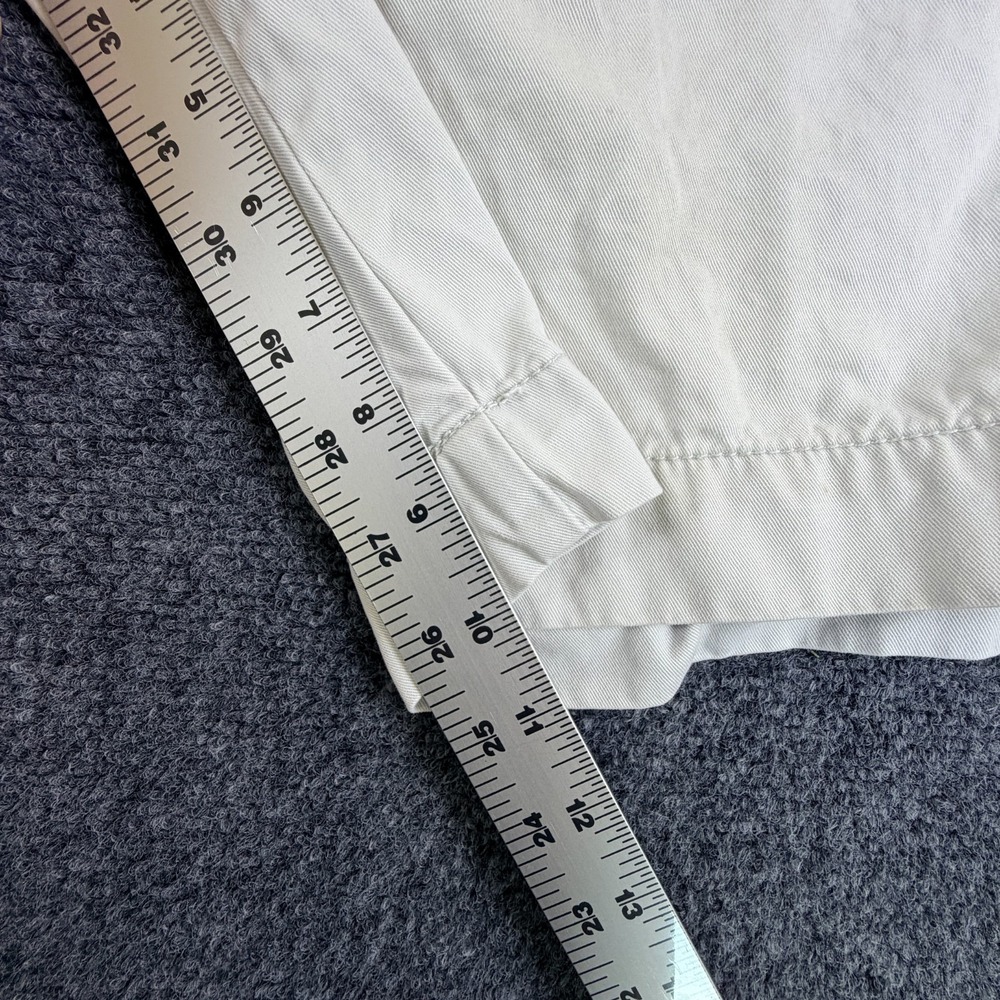 Arizona Jean Co The Original Chino Shorts Mens‎ 35x10 White Cotton Flat Front - Picture 3 of 12